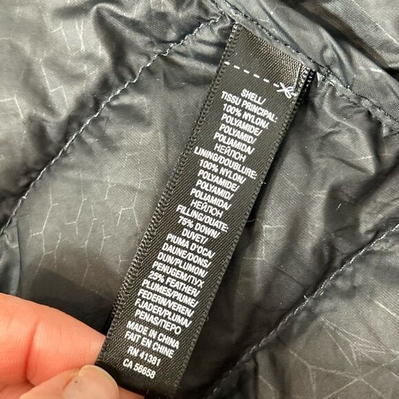 Ralph Lauren RLX Puffer Jacket Mens Medium Navy Blue Goose Down Puffer Full Zip - Picture 9 of 16